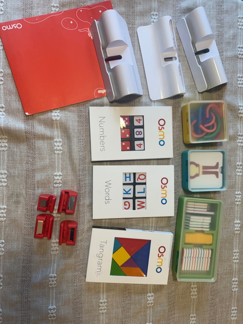 Osmo Learning Game Kit with Numbers, Words, Tangram & Accessories